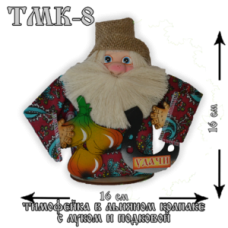 ТМК-8 Тимофейка в льняном колпаке с луком и подковой. 