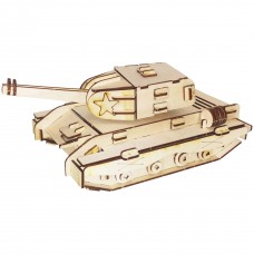 Модель в сборе "Боевой танк" в вакуумной упаковке 