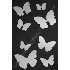 Набор пластиковых шаблонов "Бабочки №5"